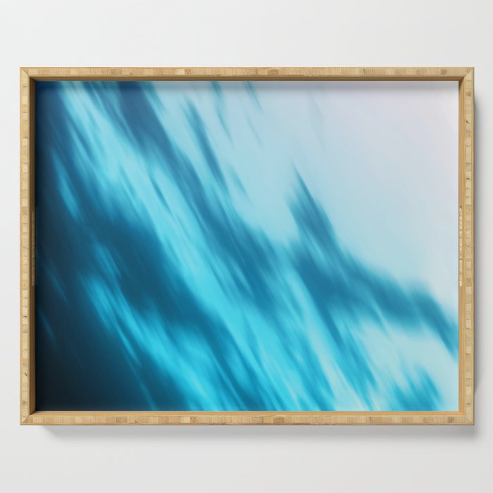 Underwater blue background Serving Tray