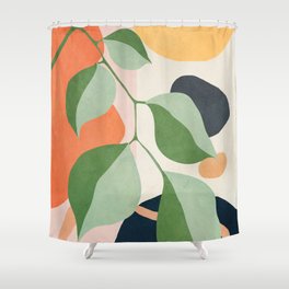 Colorful Branching Out 24 Shower Curtain