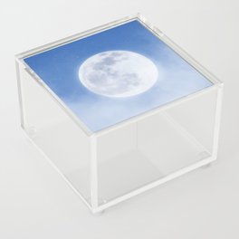 Cloudy Starry Moon Acrylic Box