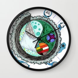 That Is No Moon! Wall Clock