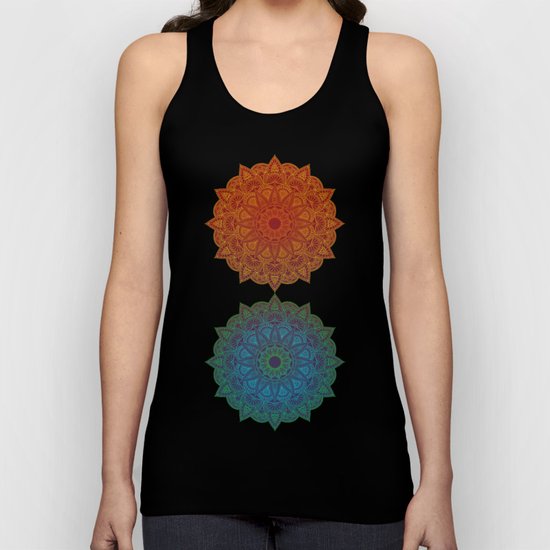 Mandala - twins Unisex Tank Top