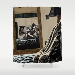 Satai - Reflection Shower Curtain