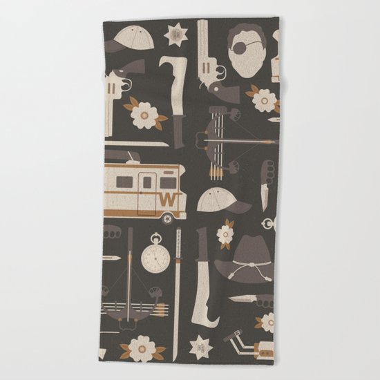 The Walking Dead Beach Towel