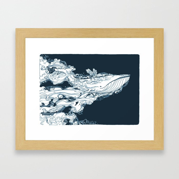 Prichard Whale Framed Art Print
