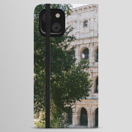 Colosseum Rome, Italy | Ancient Roman Architecture | Travel Photography art print iPhone Wallet Case