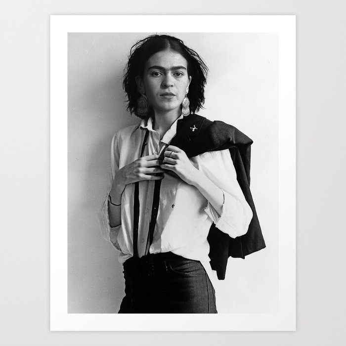 Frida Kahlo Historical Photography Art Print