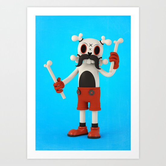Mr.Bones Art Print