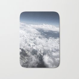 Above the Clouds and Mountains Bath Mat