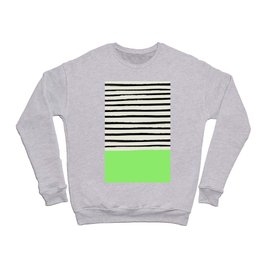 Key Lime x Stripes Crewneck Sweatshirt
