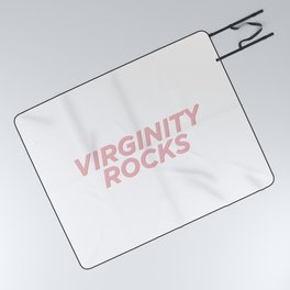 Virginity Rocks Picnic Blanket
