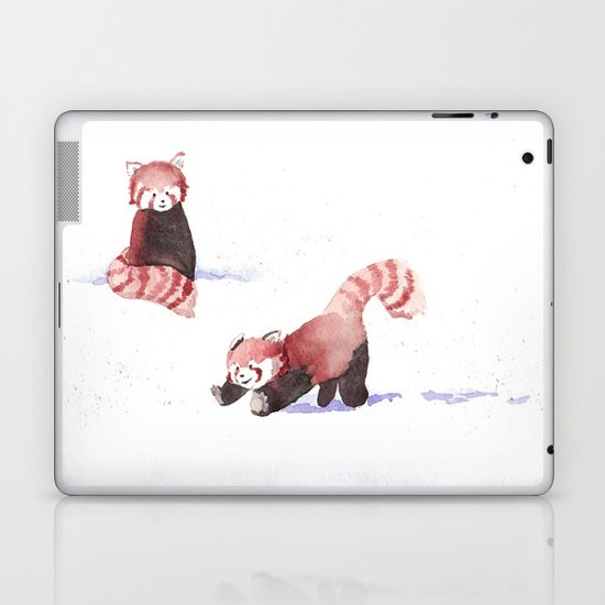 Red Pandas in the Snow Laptop & iPad Skin