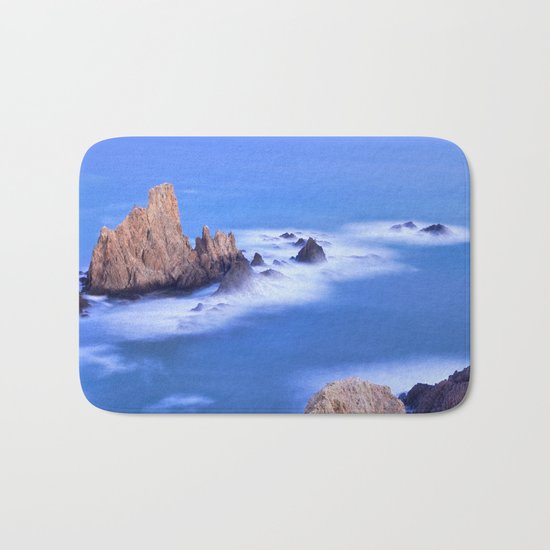 "Sirenas azules. Blue mermaids" Bath Mat