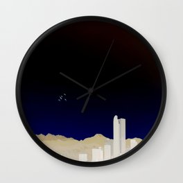 Denver Flyby Wall Clock