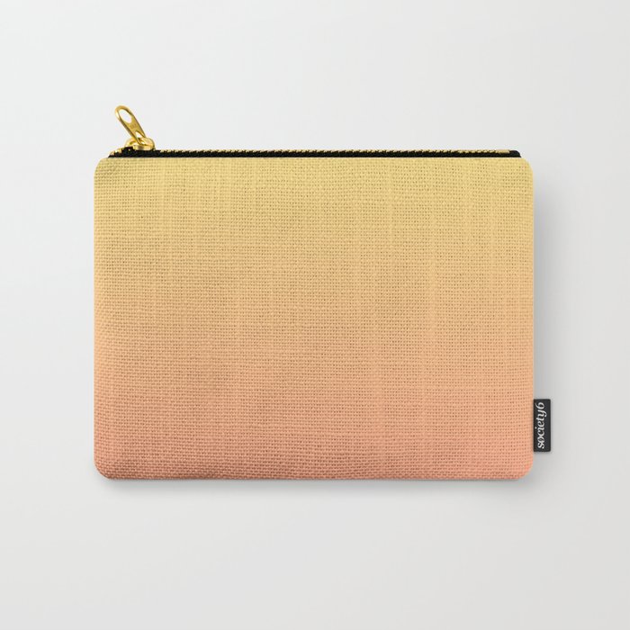 Color gradient 8. Yellow and orange.abstraction,abstract,minimalism,plain,ombré Carry-All Pouch