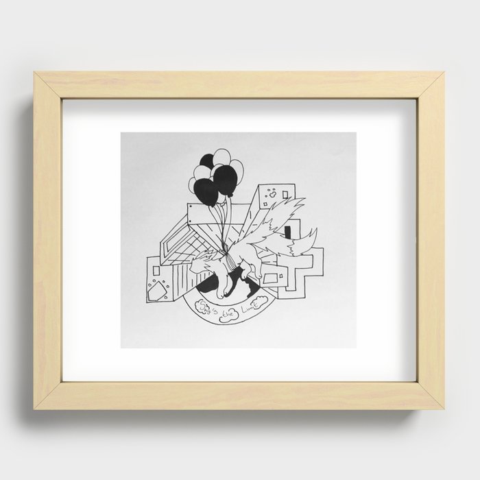 Sky's The Limit Recessed Framed Print