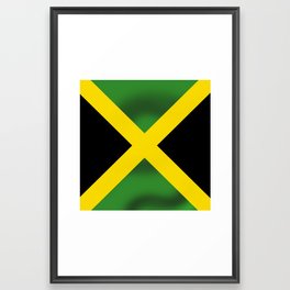 Jamaican Flag Framed Art Print