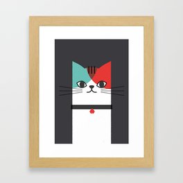 A Cat! Framed Art Print