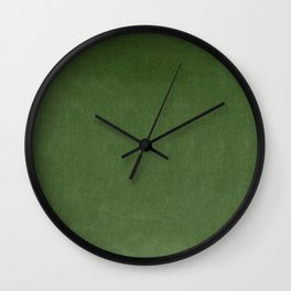 Sage Green Velvet texture Wall Clock