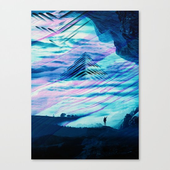 Pyramid Isolation Canvas Print