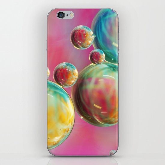 Tropical Feather Bubble Abstract iPhone & iPod Skin