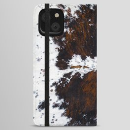 Spotty luxurious cowhide iPhone Wallet Case