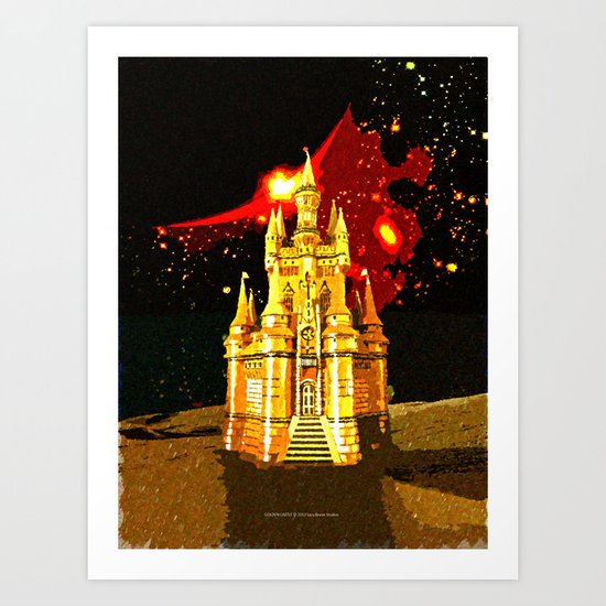 GOLDEN CASTLE-005 Art Print