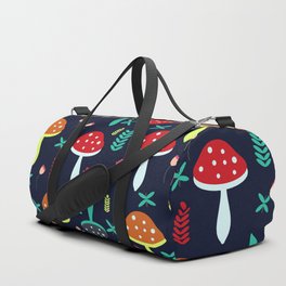 Multicolored mushrooms Duffle Bag