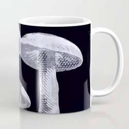 Black White Mushroom Midnight Mug