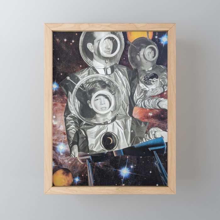 Holiday to Mars Framed Mini Art Print