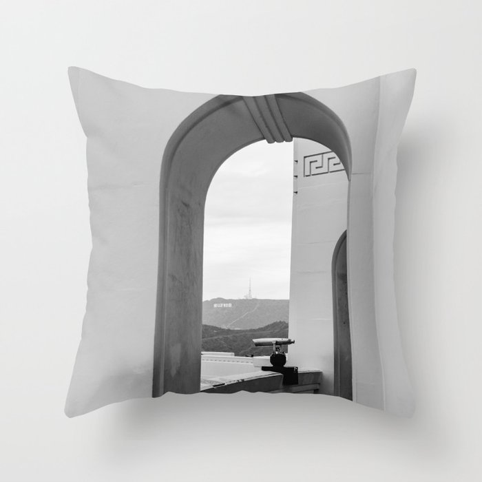 Griffith Observatory Views II Throw Pillow
