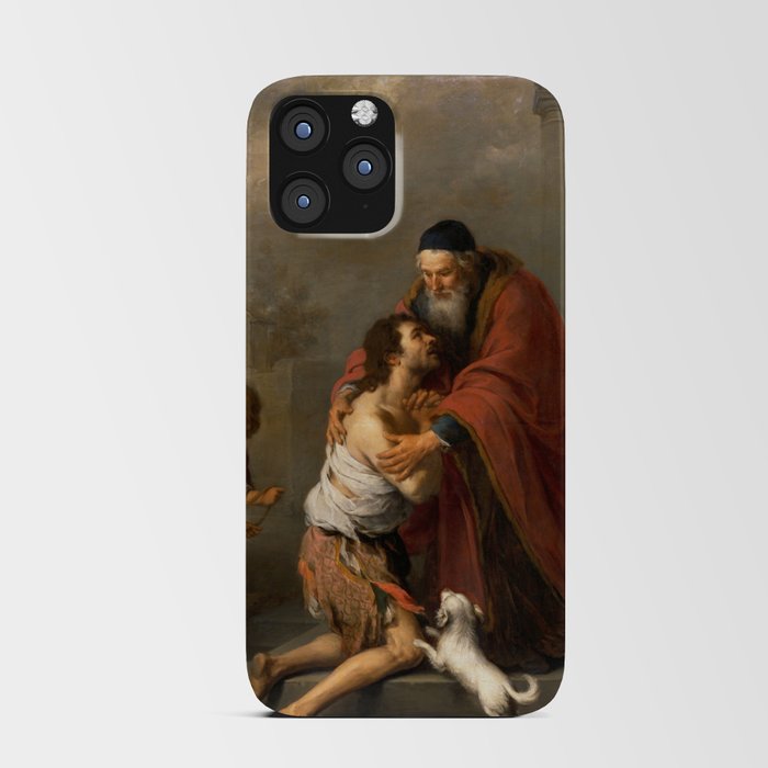 The Return of the Prodigal Son, 1670 by Bartolome Esteban Murillo iPhone Card Case