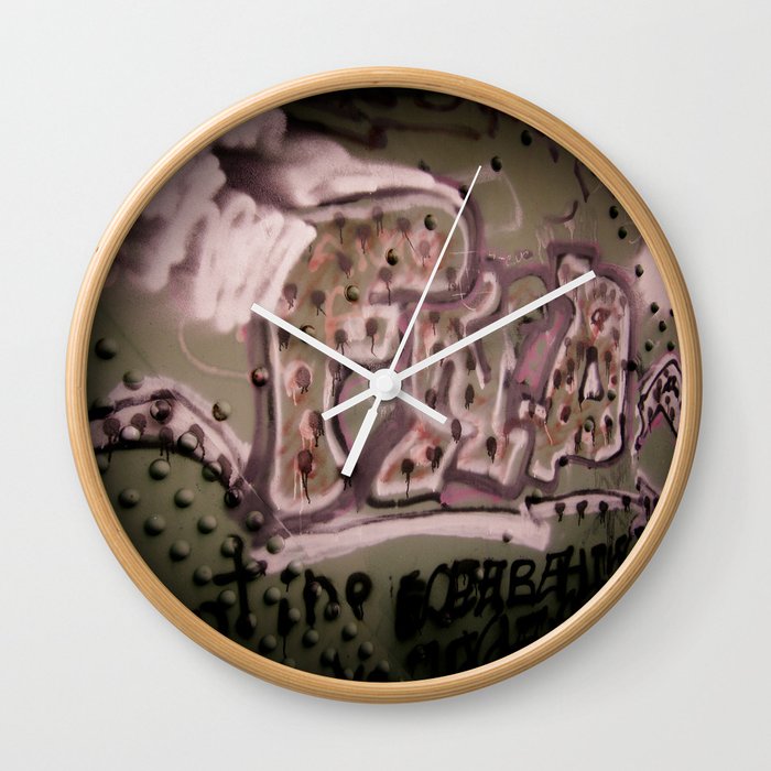 Staining The Path Wall Clock