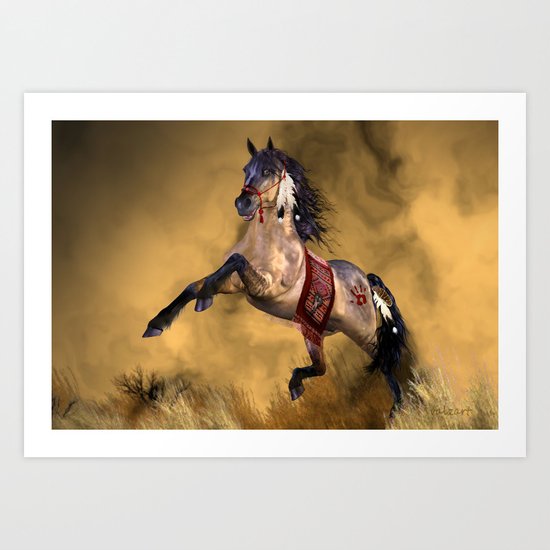 HORSE - Dreamweaver Art Print