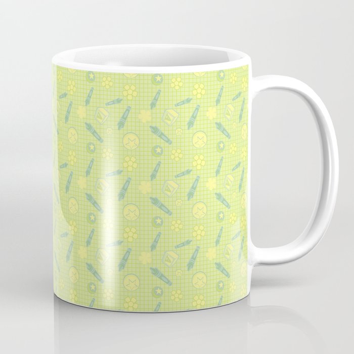 child pattern-pantone color-solid color-light green Coffee Mug