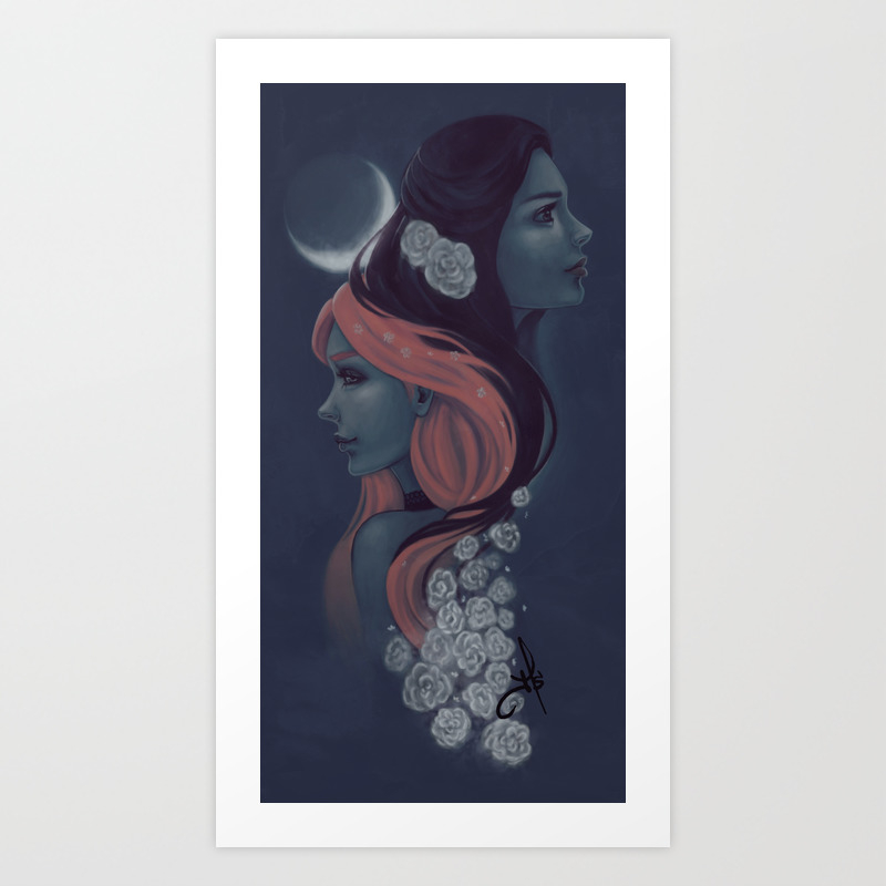 Practical Magic Art Print By Metalblackfae Society6