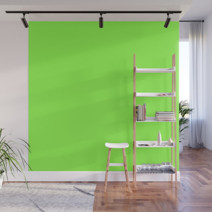 Electric Lime Wall Mural