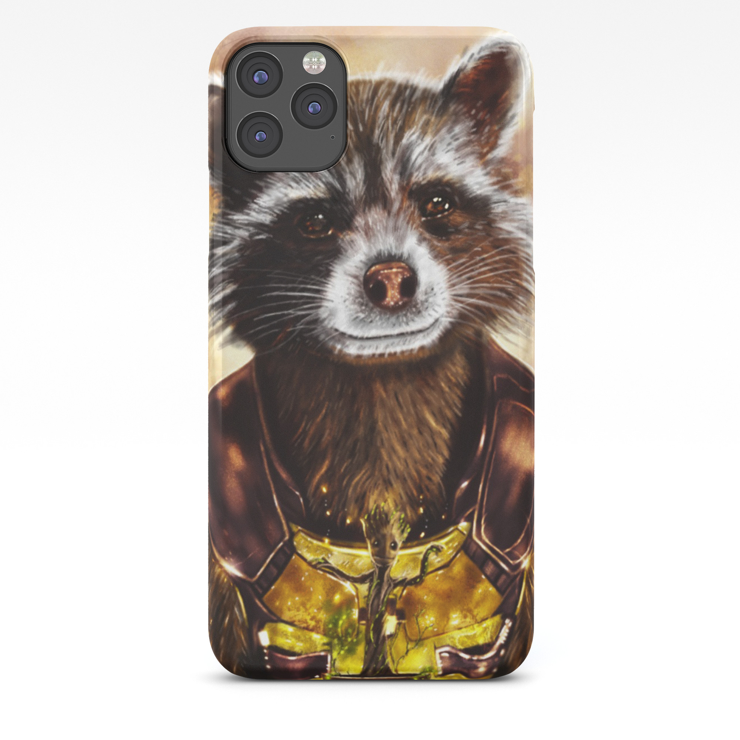 Rocket Raccoon And Baby Groot From Guardians Of The Galaxy Iphone