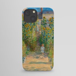 Claude Monet, The Artist's Garden at Vétheuil, 1880 iPhone Case