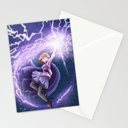 Lightning Girl Stationery Cards