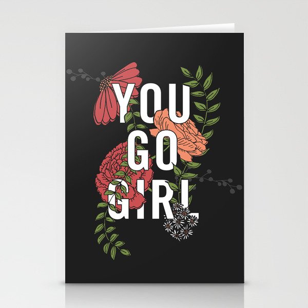 You Go Girl Stationery Cards