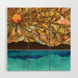 Fractured Sky Wood Wall Art