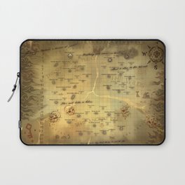Sea of Thieves Map Laptop Sleeve