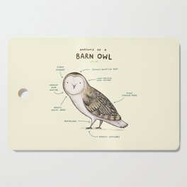 Anatomy of a Barn Owl Cutting Board