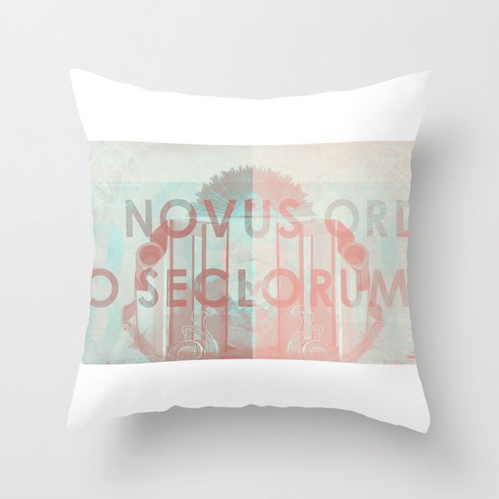 Novus Ordo Seclorum Throw Pillow