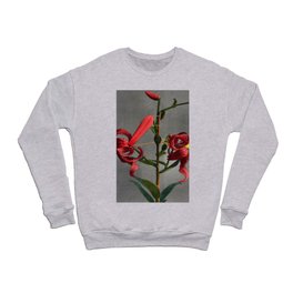 Lily Traditional Japanese Flora Crewneck Sweatshirt