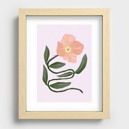 Sweetest Flower Fly Away  Recessed Framed Print