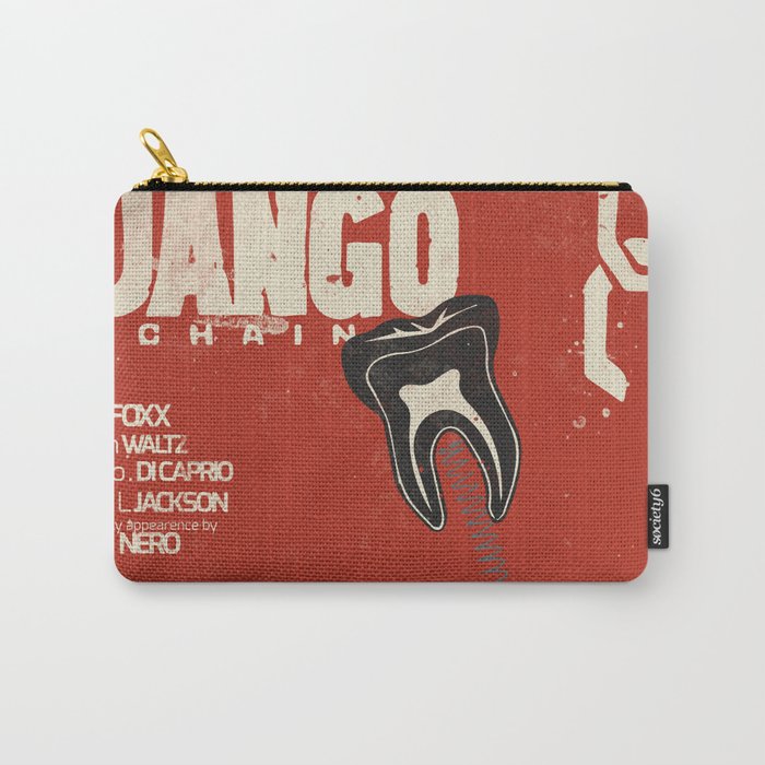 Django Unchained, Quentin Tarantino, alternative movie poster, Leonardo DiCaprio, Jamie Foxx Carry-All Pouch