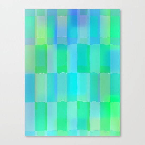 Aqua Pattern Canvas Print