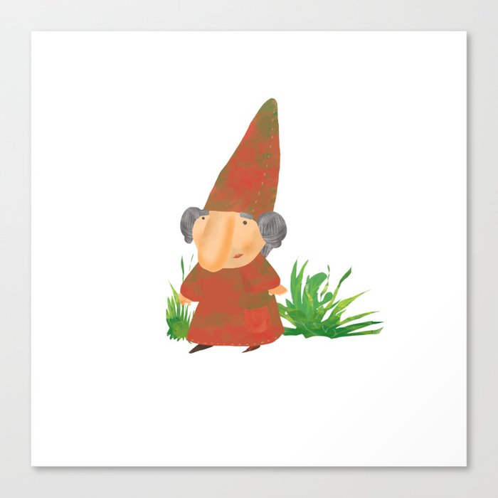 Wilhelmina the Gnome Canvas Print