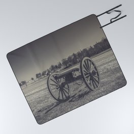 Artillery Placement Gettysburg National Military Park Pennsylvania Civil War Battlefield  Picnic Blanket